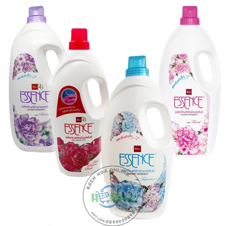 [Chính hãng] Nước giặt ESSENCE 1900ml Tím Blossom - Hàng Thái Lan [Hàng Auth - Chọn màu]