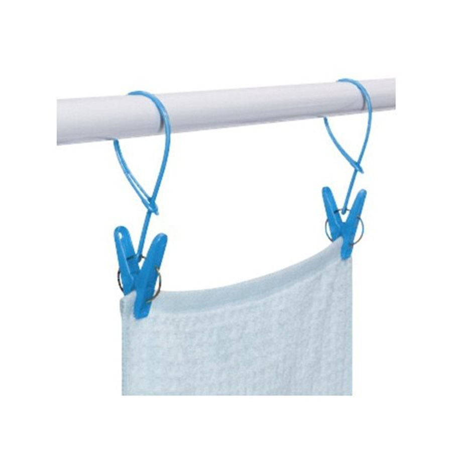 Set 15 kẹp quần áo có dây Hàng nhập khẩu từ Nhật Bản