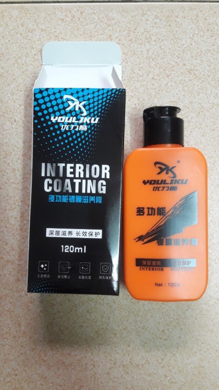 Combo 03 Chai Youliku Interior Coating Chất làm mới Da và nhựa Ô tô - Chai 120ml