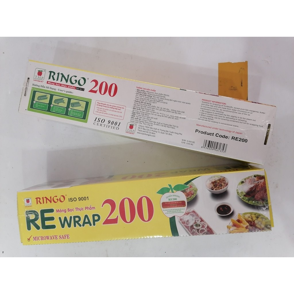 Màng bọc thực phẩm RINGO RE WRAP 200 (30cm x 90m)