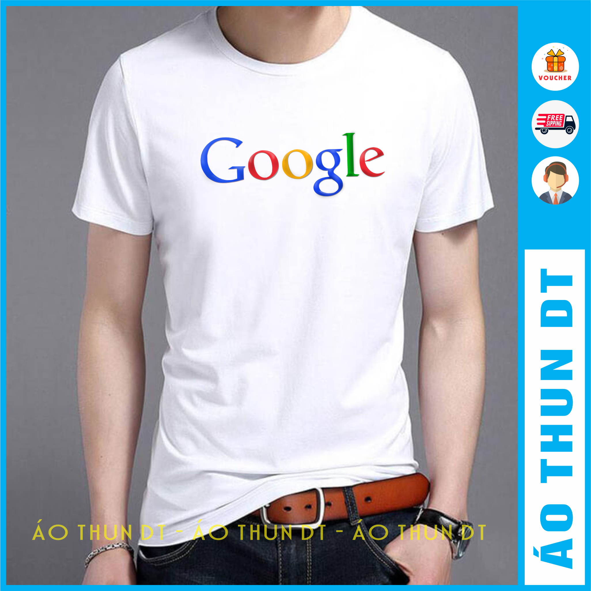 Áo thun nam nữ Google