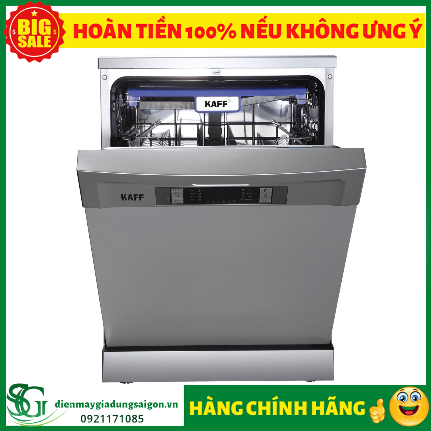 [HCM]Máy rửa chén kaff kf-w60c3a401l