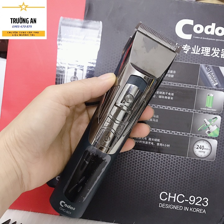 Tông đơ cắt tóc Codos 923 lưỡi sứ sắc bén máy êm