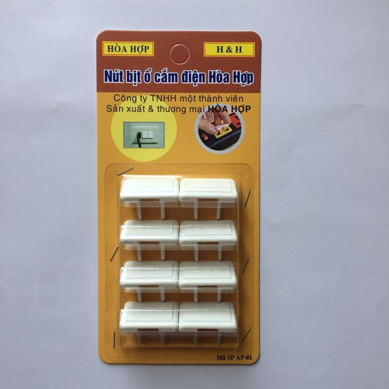 Nút bịt an toàn ổ cắm điện - set 8 chiếc