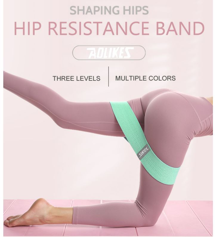 Dây kháng lực 3 màu miniband Aolike tập mông