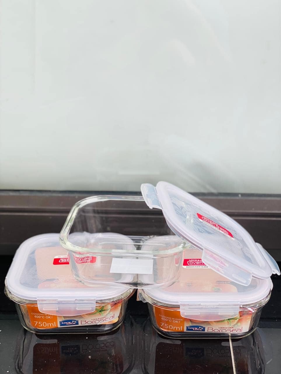 THỐ THỦY TINH LOCK AND LOCK VUÔNG 750ml