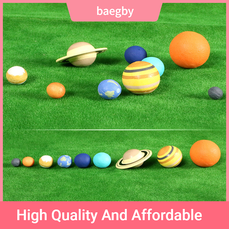 9pcs Solar System Teaching Model Planet Model Toy Kid Children Education Toys