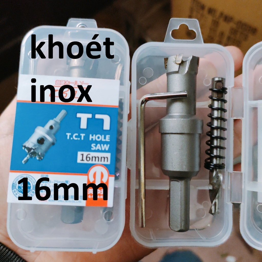 Mũi khoét lỗ inox 16-60mm, hàng cao cấp