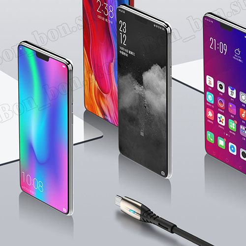 Dây cáp sạc micro usb 20cm bọc dù cao cấp