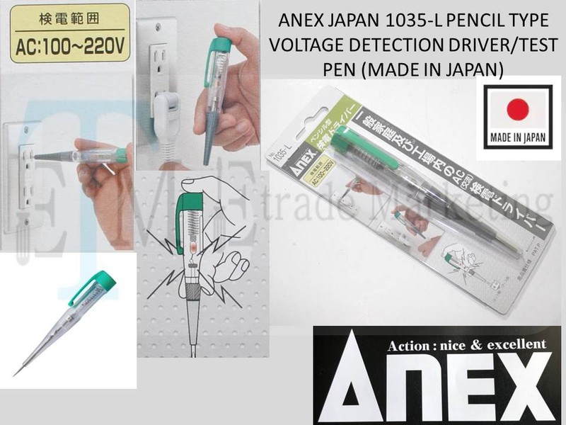 [HCM]Bút thử điện No.1035-L Anex Nhật Bản