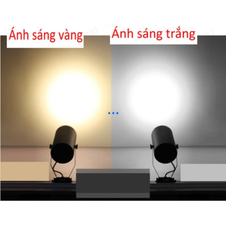 Combo Thanh Ray Và 3 Đèn Rọi COB Cao Cấp