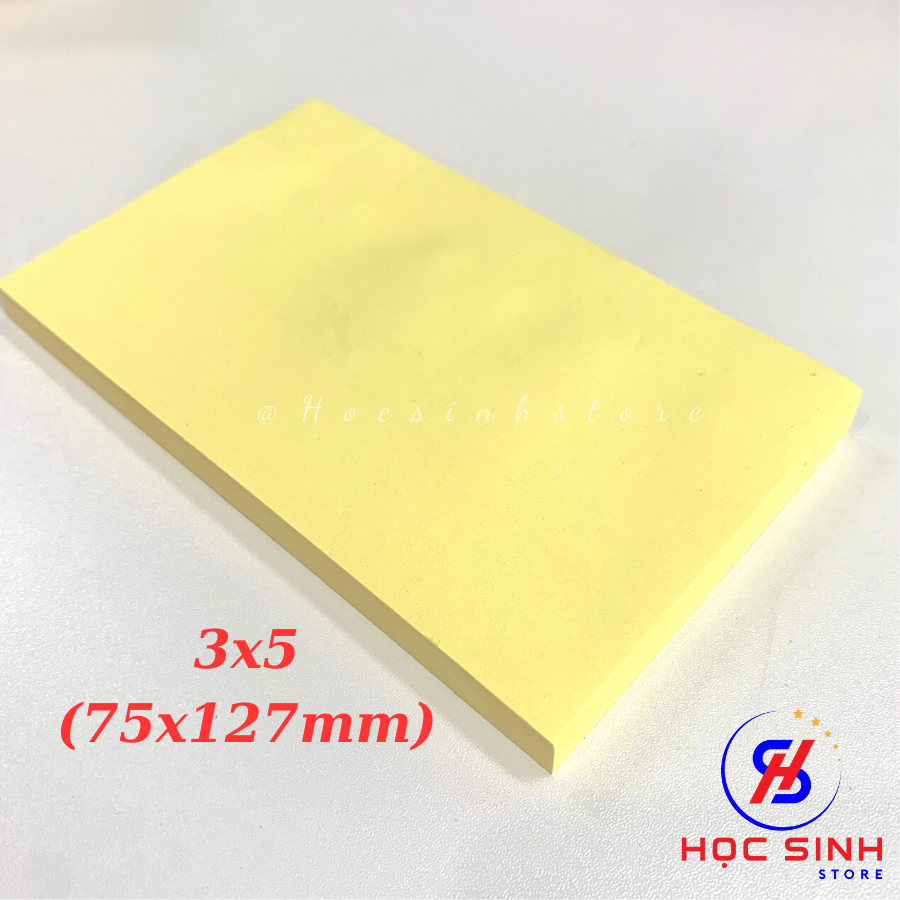 Xấp 100 tờ giấy ghi chú đủ size gstar gs36