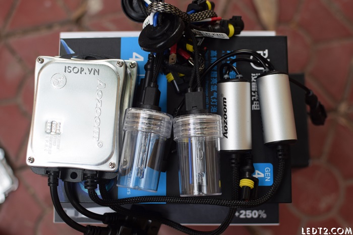 [LEDT2 ISOP] X-Nova HID Xenon Conversion Kit 55w tăng sáng +500% [Số lượng: 1 cặp] [Bảo hành 2 năm]