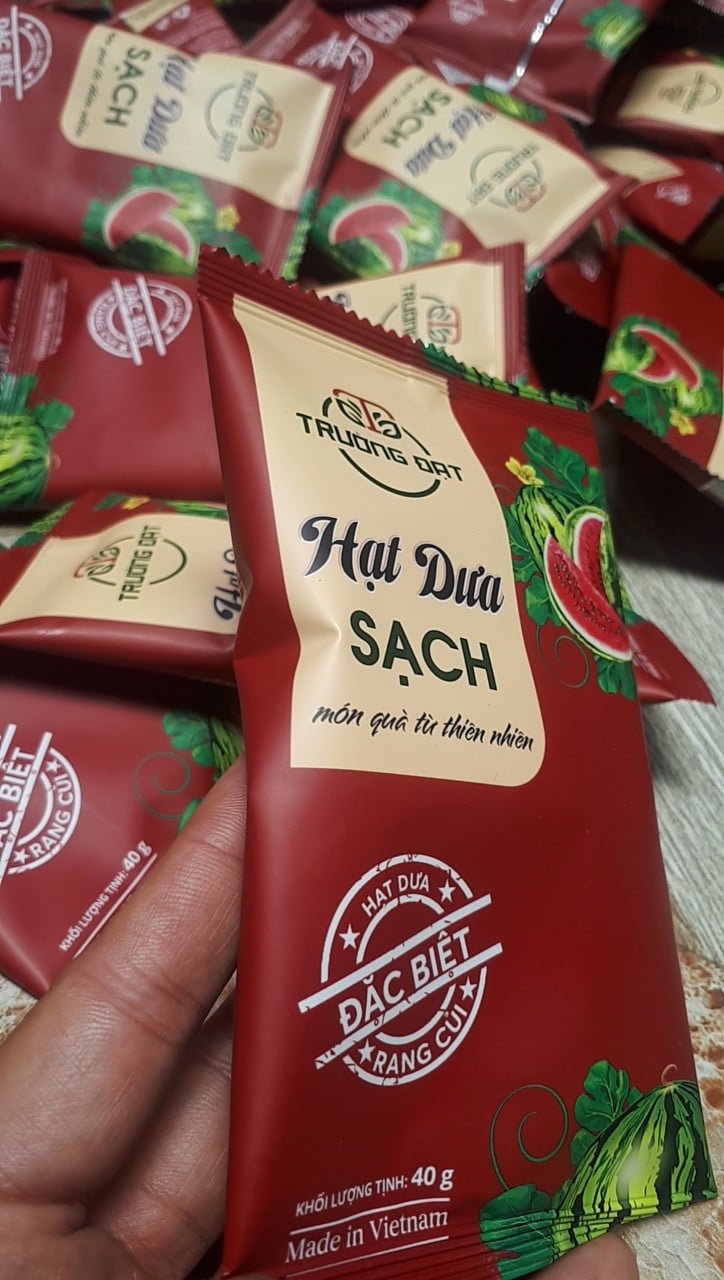 HẠT DƯA RANG CỦI TRƯỜNG ĐẠT ( gói 40gr ) - thích hợp cho quán cà phê/ trà sữa