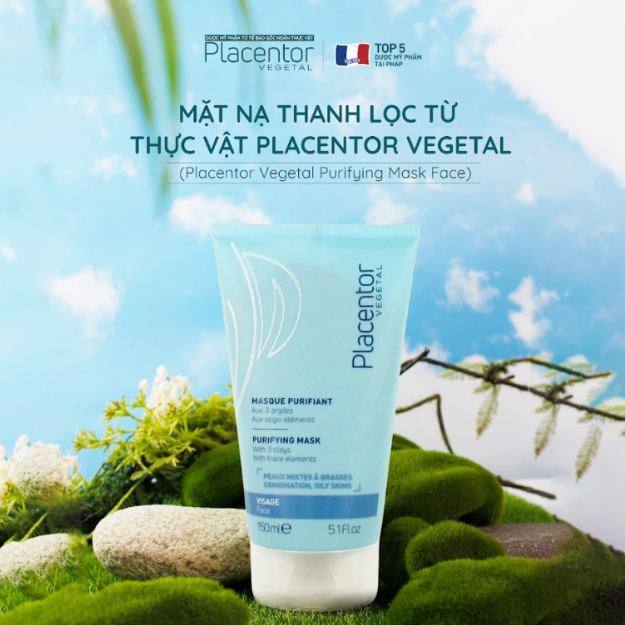 Mặt Nạ Đất Sét Thanh Lọc dưỡng ẩm Từ Thực Vật Placentor Purifying Mask