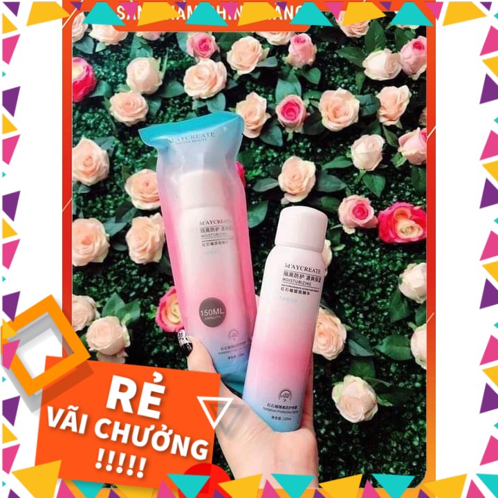 Xịt Chống Nắng Maycreate ́ Chống Nắng, Nâng tone da