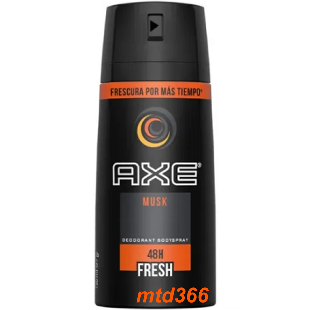 Xịt Khử Mùi Axe 150ml Tiempo Musk