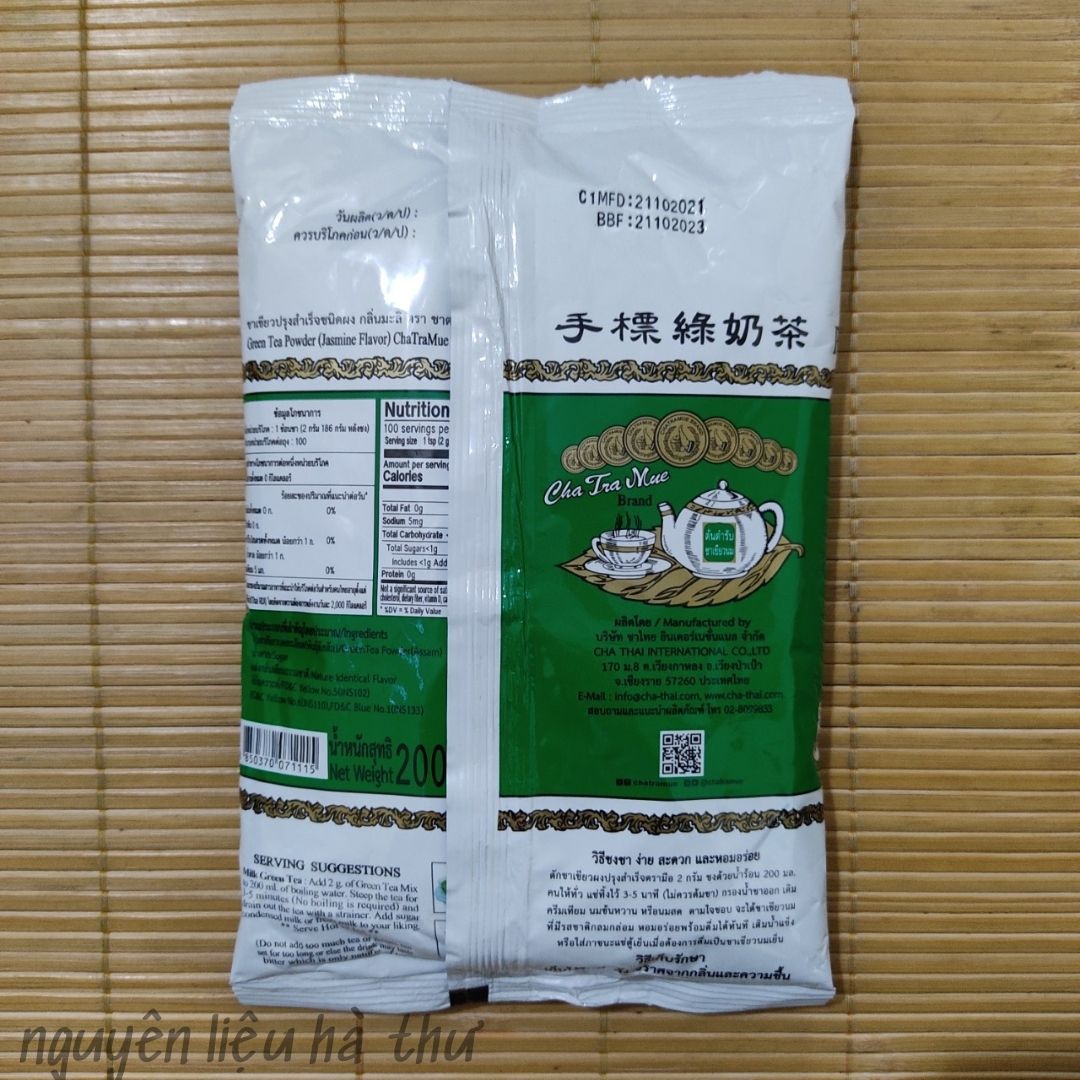 TRÀ THÁI XANH 200G PHA 30 LÍT CHUẨN THÁI