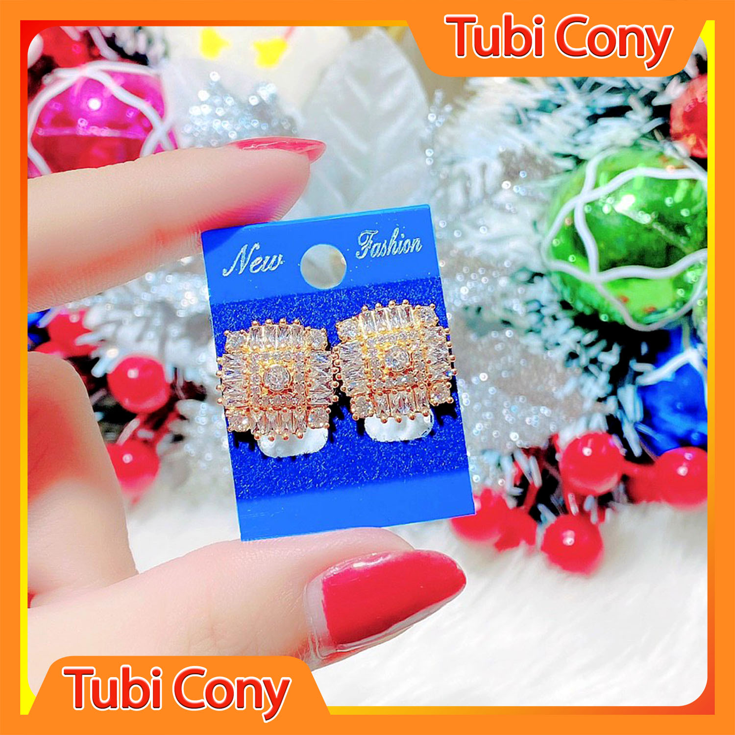 Earrings female gold plated sample 19.171122 -- tubicony -- pretty earrings earrings female, cute earrings, earrings personality -- suit off both style