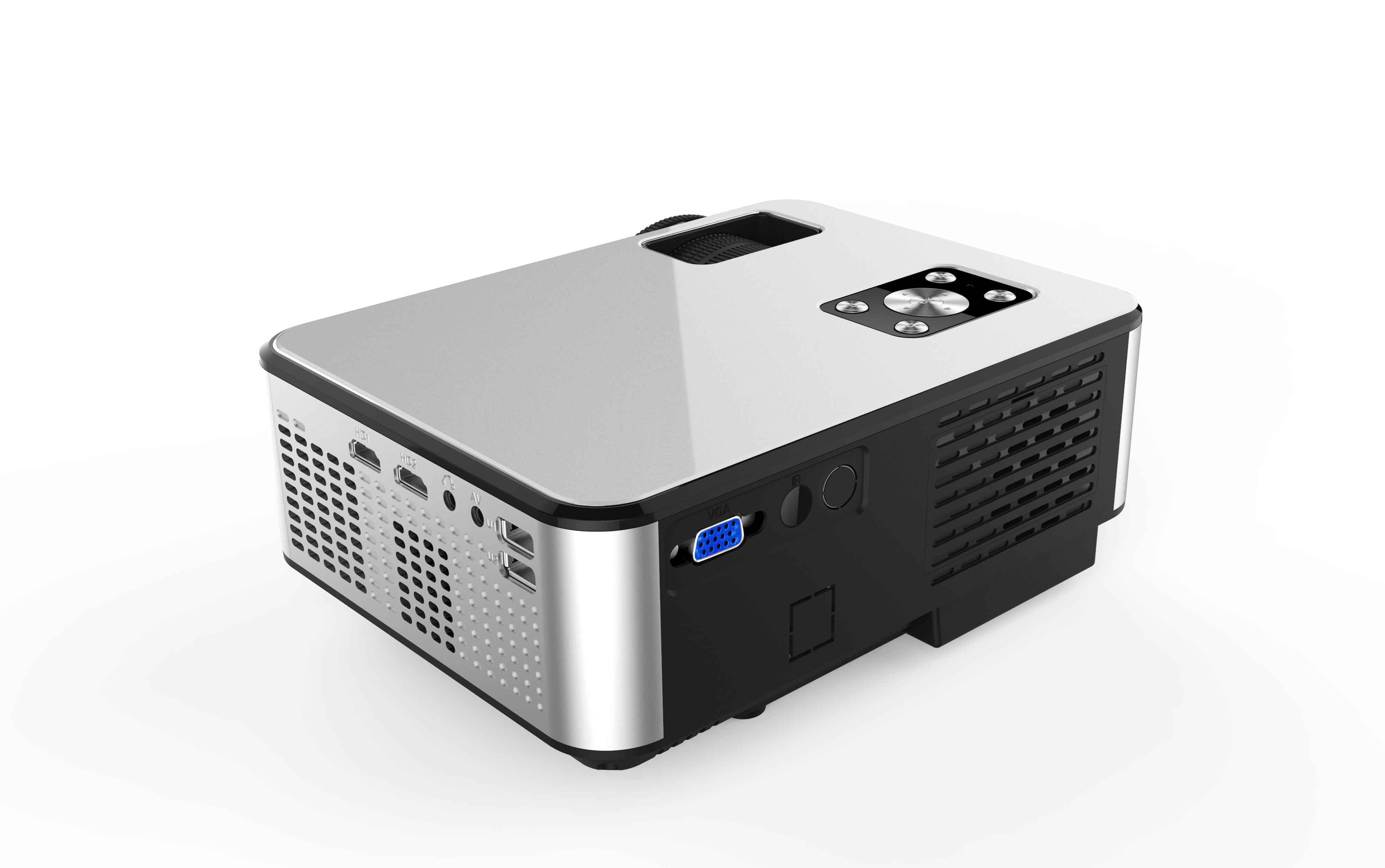 Máy chiếu  Cheerlux C9 2800 lumens Máy chiếu projector mini cho gia đình
