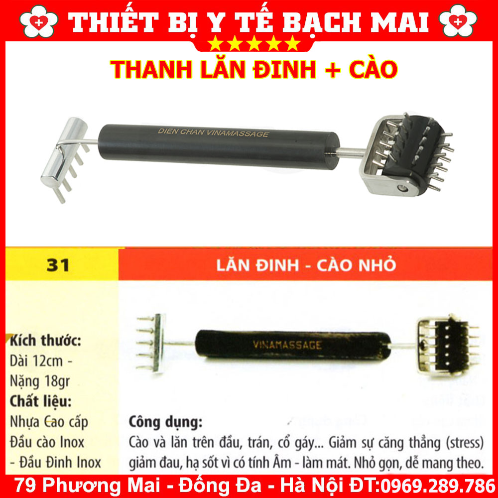 Lăn Cào Đinh Diện Chẩn - Lăn Đinh + Cào Nhỏ