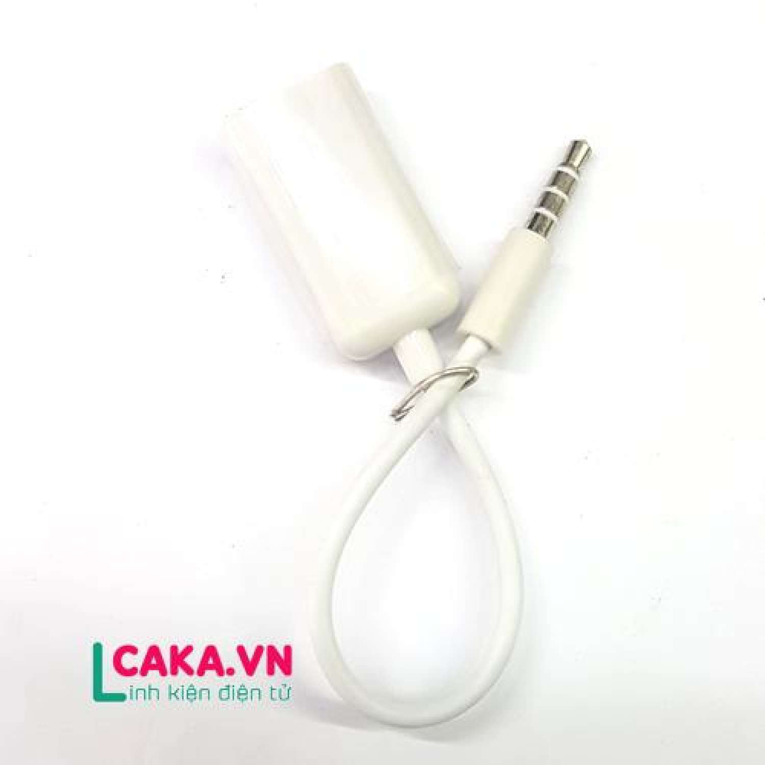 Cáp chia Audio 3.5mm 1 ra 2