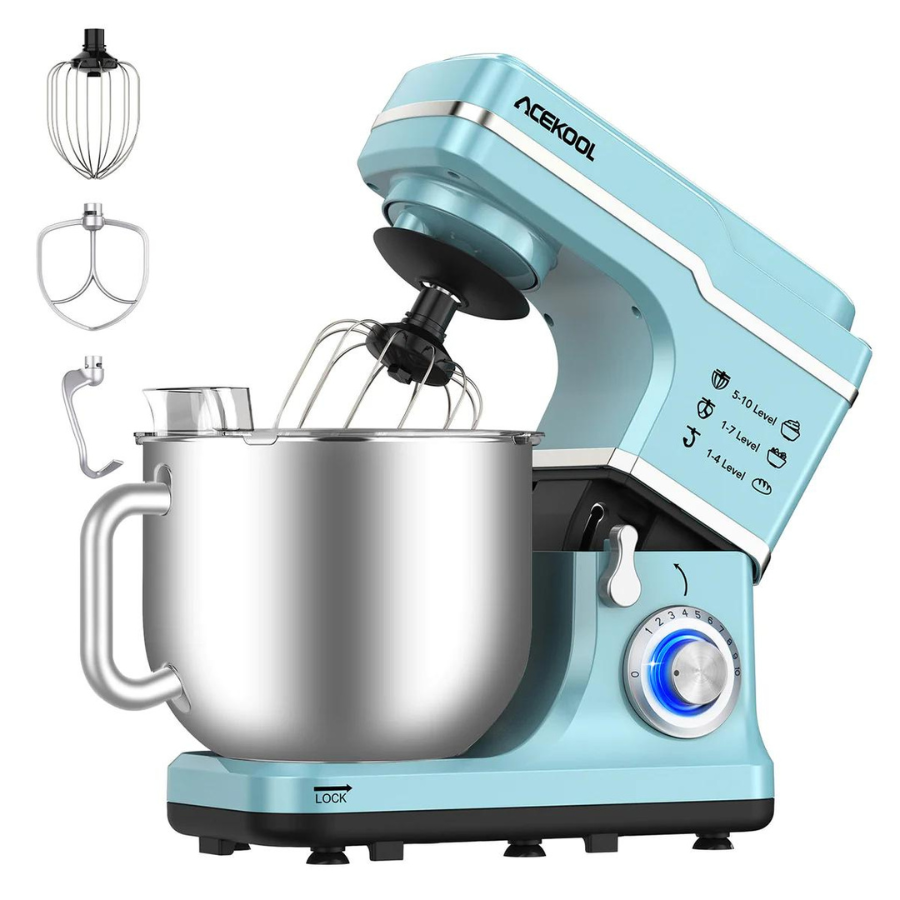 (Thương hiệu Mỹ) Máy trộn bột ACEKOOL 5L 1000W cao cấp - đánh kem, đánh trứng