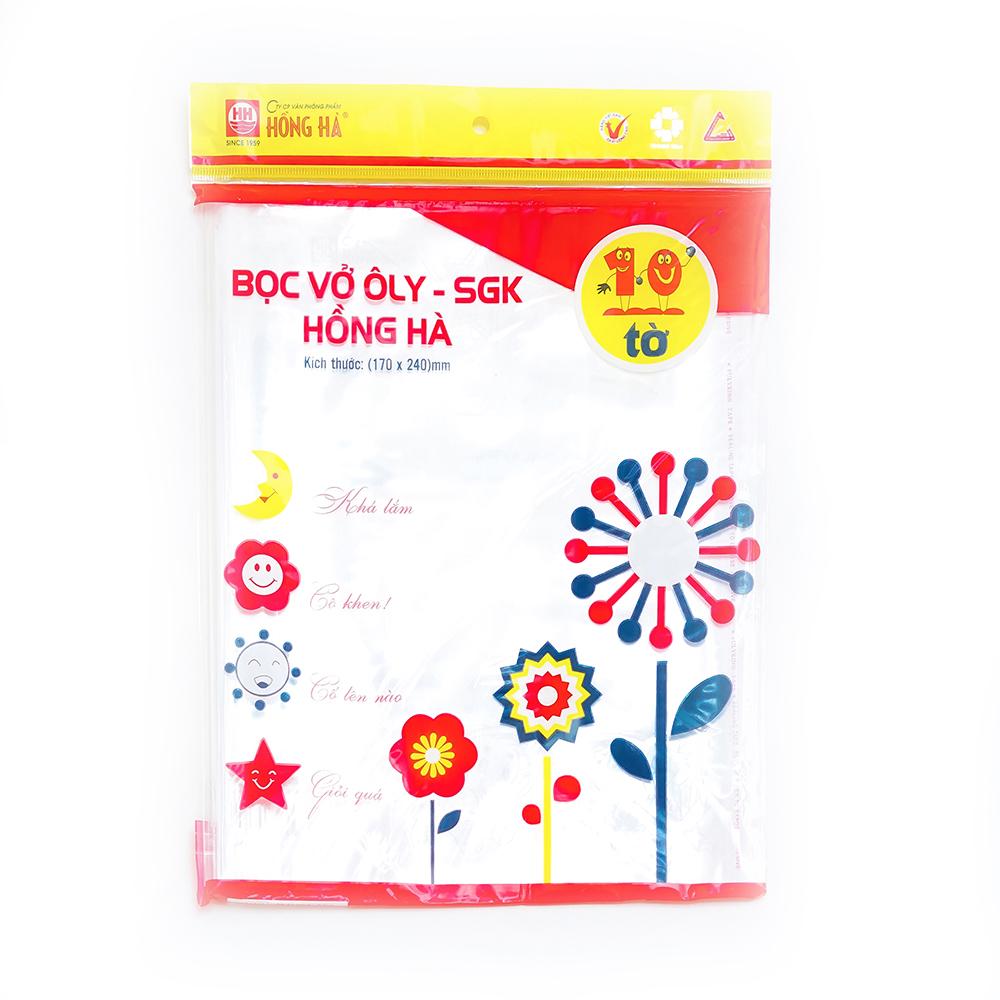Bọc vở ni lông cấp I 170x240 mm (5 tập)
