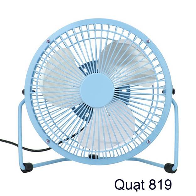 [HCM]Quạt lồng sắt làm mát  nguồn USB (loại lớn 819) - XOAY 360