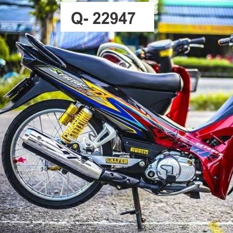 Tem rời Sirius Spark ZX đỏ đen