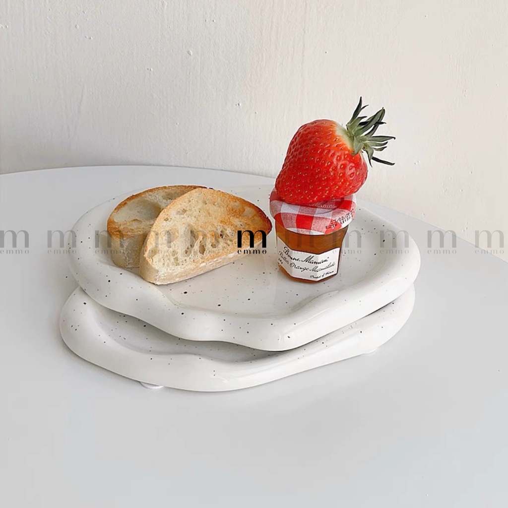 DĨA GỐM SỨ DECOR TRANG TRÍ EMMO SILING