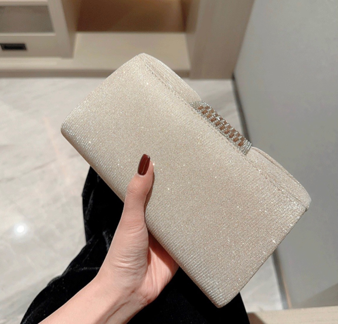 Clutch Cốp dự tiệc bling bling