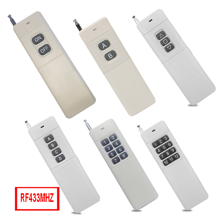 Bộ tay điều khiển từ xa 10m : 3000m rf 433mhz-remote điều khiển từ xa-tay phát