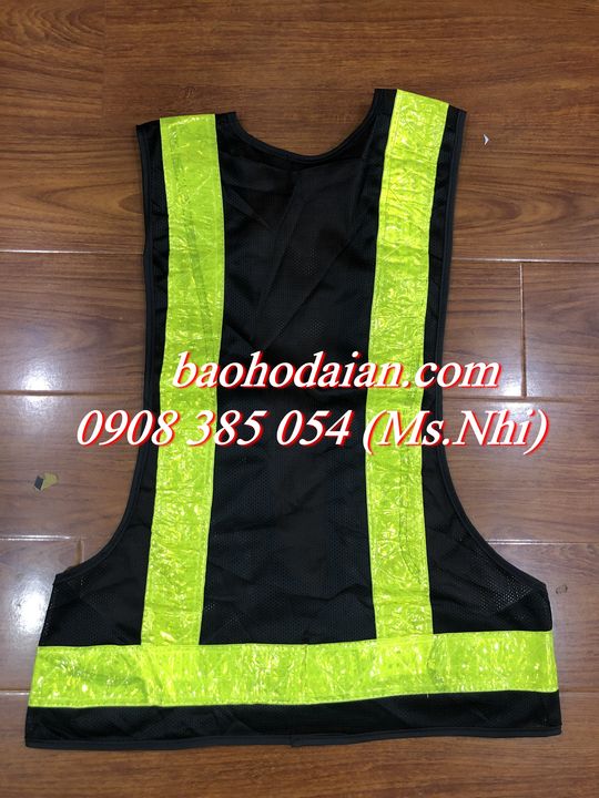 Áo lưới may kèm phản quang, áo phản quang phượt