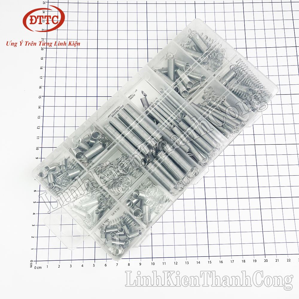 Bộ 200 cái lò xo nén, kéo