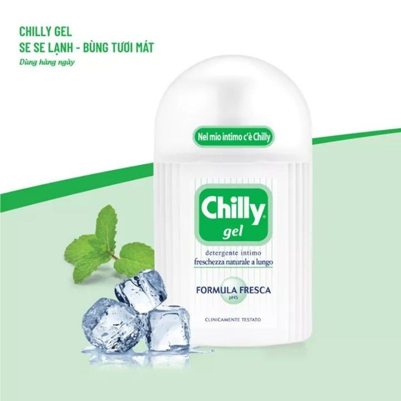 Chilly Dung Dịch Vệ Sinh Phụ Nữ -  Chilly Gel (Nhập Khẩu Từ Ý)