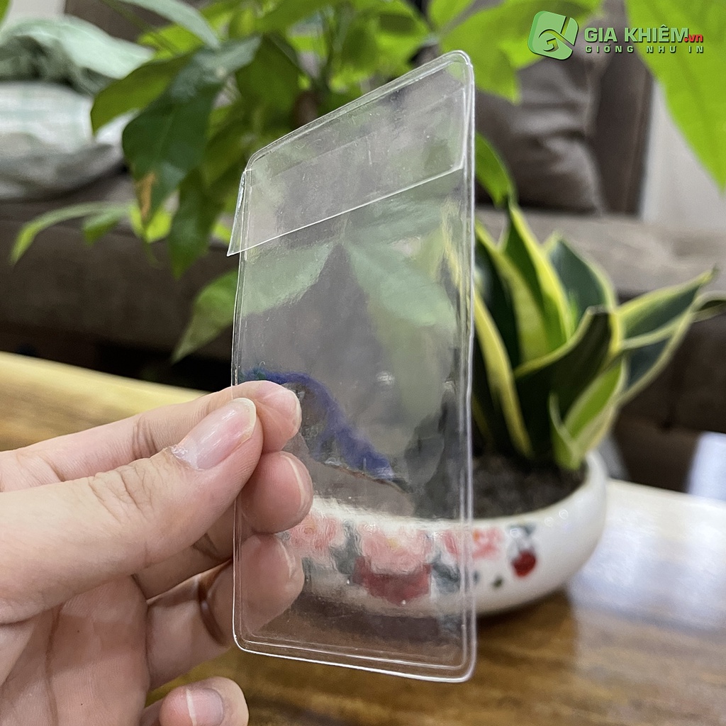 Toploader nhựa dẻo bọc bảo vệ card CCCD size 6x9.5cm