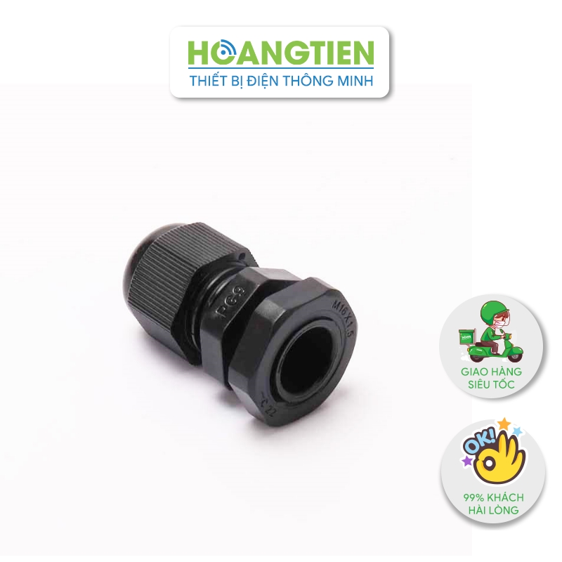 Ốc siết cáp chống nước nhựa IP68 PG
