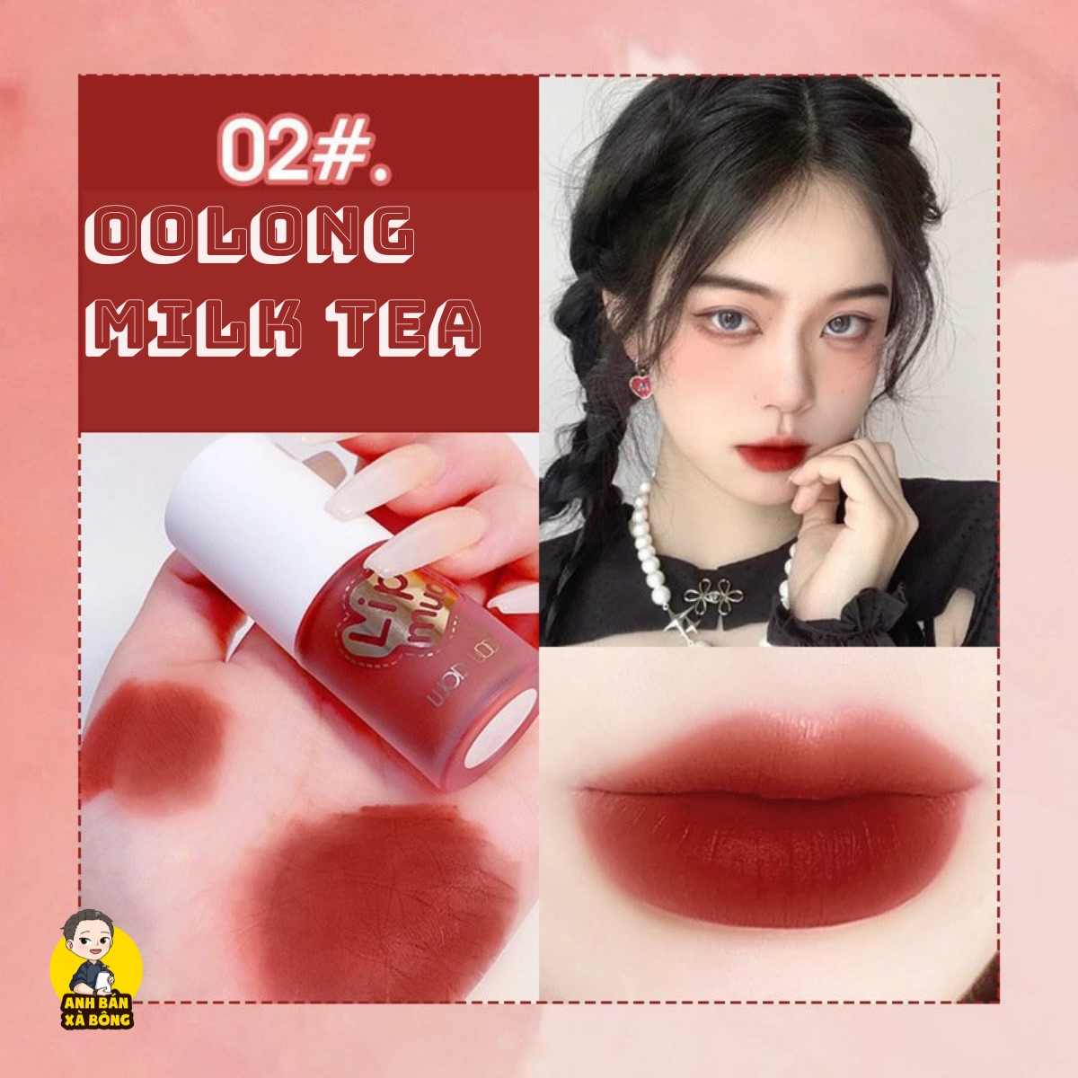 Son Kem Lì WODWOD Mousse Feather Lip Clay W868