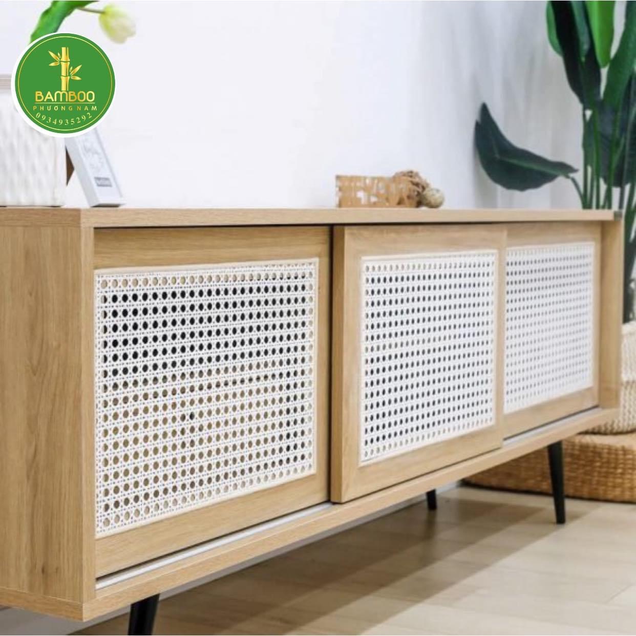 tấm lưới mây đan mắt cáo rattan webing canne webbing
