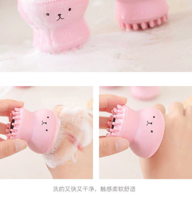 ❌BÁN SỈ❌ Cọ rửa mặt bạch tuộc massage