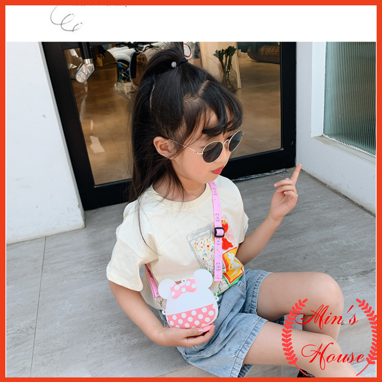 Túi Đeo Chéo Hình Thú Dễ Thương Cho Bé Gái