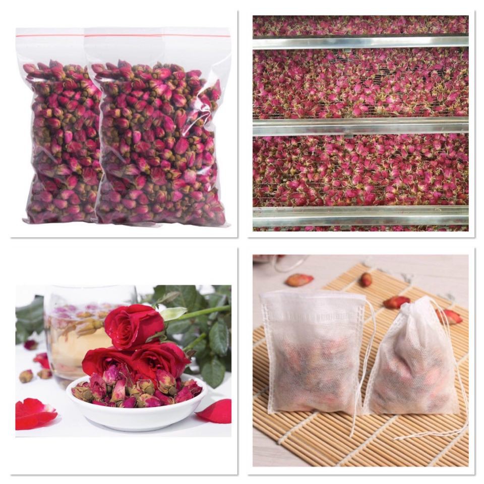 Trà hoa hồng khô Đà Lạt 100g - dùng pha trà