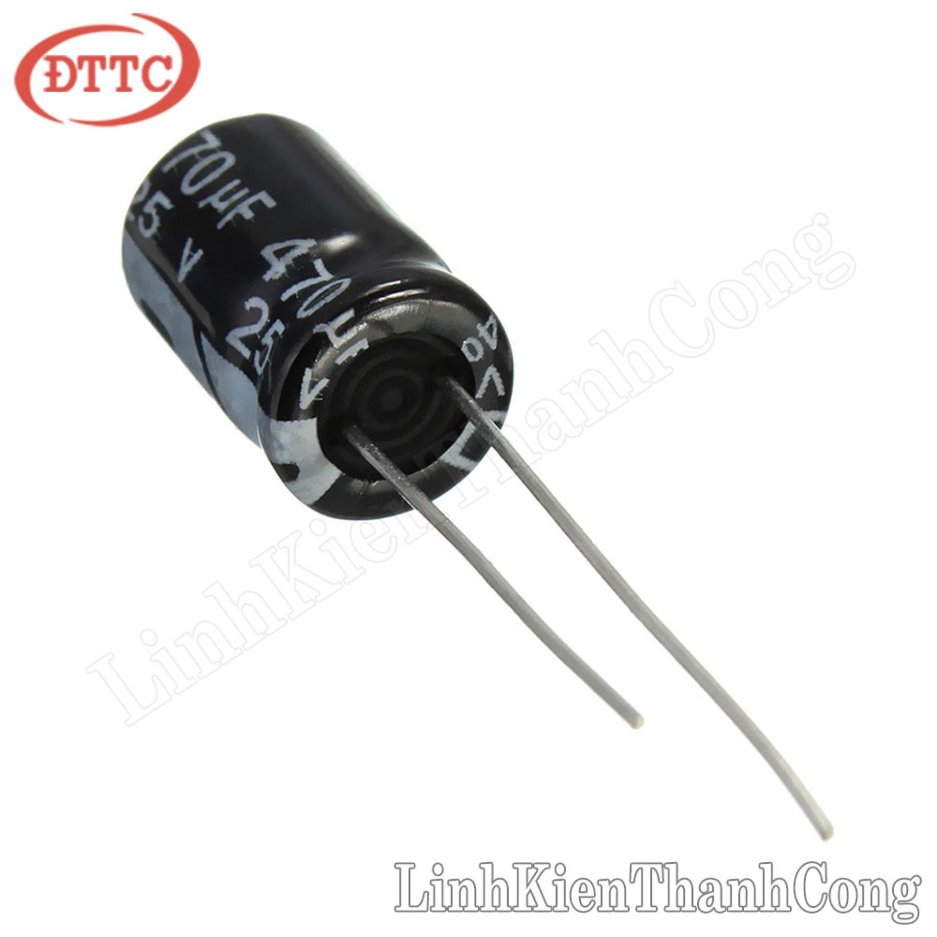 Bộ 2 Chiếc Tụ Hóa 470uF 25V (8x12mm)