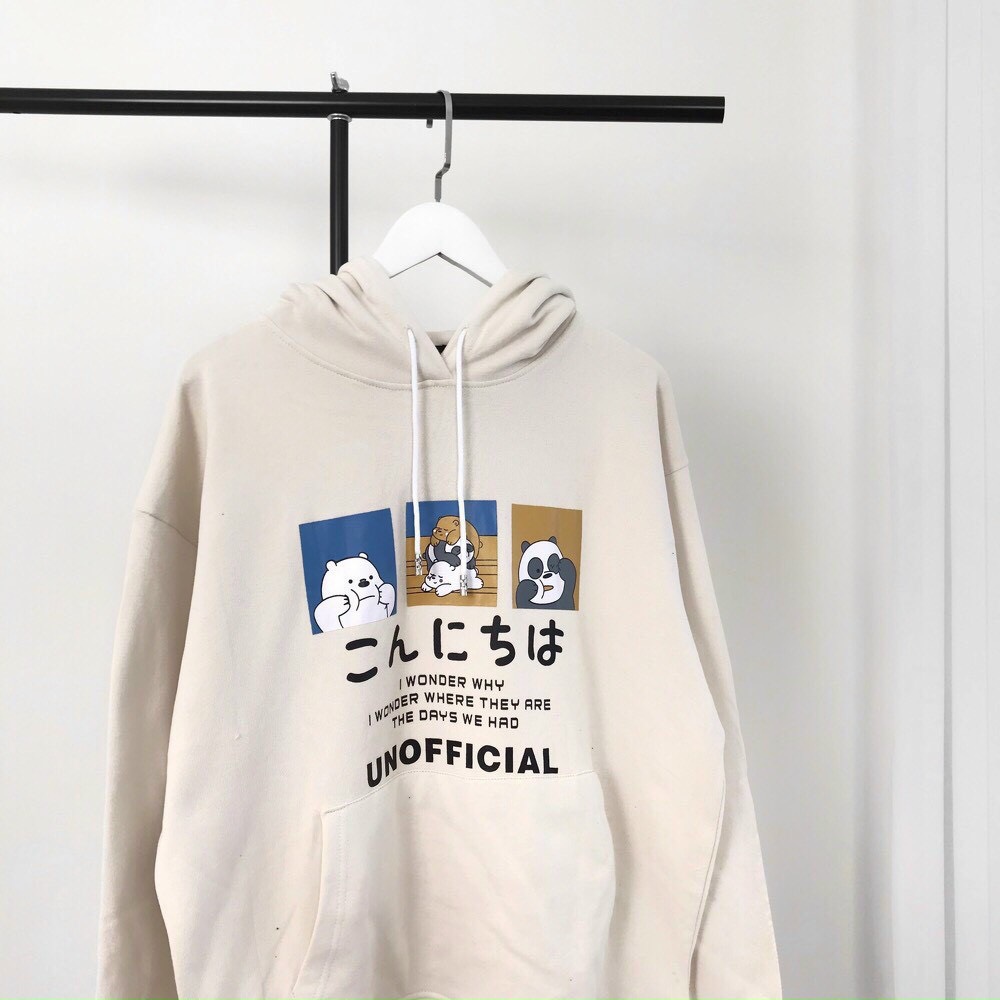 [HCM]Áo Hoodie Cặp Đôi Form Rộng Chất Liệu Nỉ Cao Cấp in Phối Hình Kèm Chữ Nhật Siêu Độc Đáo.AT