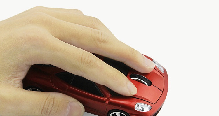 Chuột máy tính không dây mô hình ô tô (Ferrari) V3