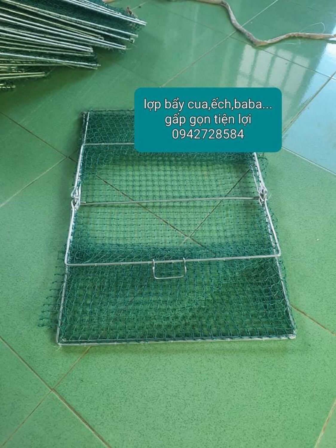 Lợp bẩy cua,ếch, baba...