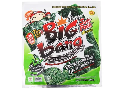 Snack Rong Biển Giòn TaoKaeNoi Big Bang Vị Truyền Thống (Lốc 12 gói)
