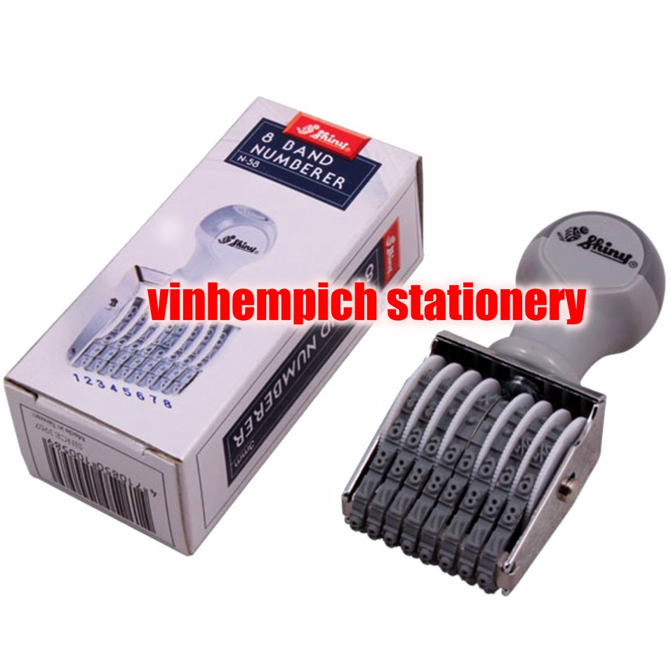 Máy đóng số Shiny N-58 (cao 3mm)