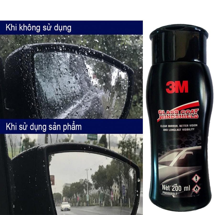 Dung dịch bảo vệ kính và tạo hiệu ứng lá sen cho kính xe ô tô 3M